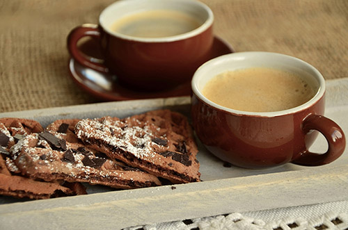 Coffee and baked goods